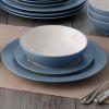 imageNoritake Colorwave Ice 16Piece Set  Rim Service for 4 in BlueIce