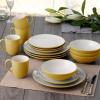 imageNoritake Colorwave Mustard 16Piece Set  Coupe Service for 4 in MustardYellow