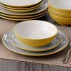 imageNoritake Colorwave Mustard 16Piece Set  Coupe Service for 4 in MustardYellow