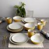 imageNoritake Colorwave Mustard 16Piece Set  Coupe Service for 4 in MustardYellow