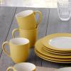 imageNoritake Colorwave Mustard 16Piece Set  Rim Service for 4 in MustardYellow
