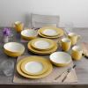 imageNoritake Colorwave Mustard 16Piece Set  Rim Service for 4 in MustardYellow