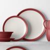 imageNoritake Colorwave Raspberry 16Piece Set  Curve Service for 4 in RaspberryRed