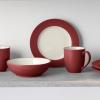 imageNoritake Colorwave Raspberry 16Piece Set  Rim Service for 4 in RaspberryRed
