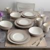 imageNoritake Colorwave Sand 16Piece Set  Rim Service for 4 in Sand