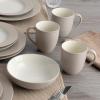 imageNoritake Colorwave Sand 16Piece Set  Rim Service for 4 in Sand