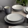 imageNoritake Colorwave Slate 16Piece Set  Coupe Service for 4 in GreySlate