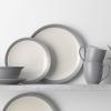 imageNoritake Colorwave Slate 16Piece Set  Curve Service for 4 in GreySlate