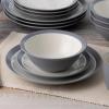 imageNoritake Colorwave Slate 16Piece Set  Curve Service for 4 in GreySlate