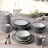 imageNoritake Colorwave Slate 16Piece Set  Curve Service for 4 in GreySlate