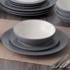 imageNoritake Colorwave Slate 16Piece Set  Rim Service for 4 in GreySlate