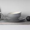 imageNoritake Colorwave Slate 16Piece Set  Rim Service for 4 in GreySlate