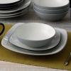imageNoritake Colorwave Slate 16Piece Set  Square Slate  Graphite in BlackGraphiteGrey