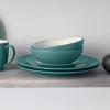 imageNoritake Colorwave Turquoise 16Piece Set  Rim Service for 4 in BlueGreenTurquoise