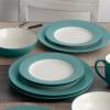 imageNoritake Colorwave Turquoise 16Piece Set  Rim Service for 4 in BlueGreenTurquoise