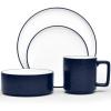imageNoritake ColorTex Stone Navy 4Piece Place Setting Service for 1