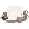 imageNoritake Colorwave Clay 16Piece Set  Square Service for 4 in Clay