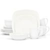 imageNoritake Colorwave White 16Piece Set  Square Service for 4 in White