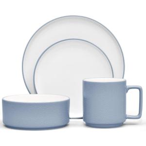 imageNoritake ColorTex Stone Aqua 4Piece Place Setting Service for 1