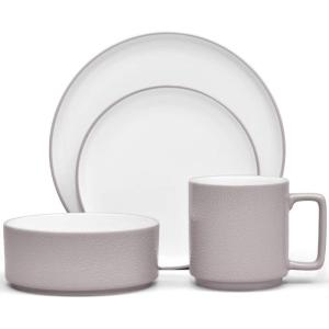 imageNoritake ColorTex Stone Taupe 4Piece Place Setting Service for 1