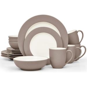 imageNoritake Colorwave Clay 16Piece Set  Rim Service for 4 in Clay