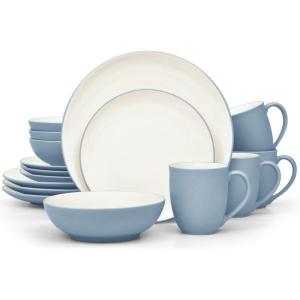 imageNoritake Colorwave Ice 16Piece Set  Coupe Service for 4 in BlueIce