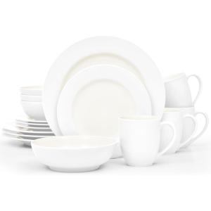 imageNoritake Colorwave White 16Piece Set  Rim Service for 4 in White