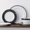 imageNoritake Black Rill 12Piece Dinnerware Set Service for 4