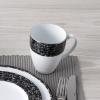 imageNoritake Black Rill 4Piece Place Setting Service for 1