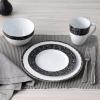 imageNoritake Black Rill 4Piece Place Setting Service for 1