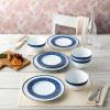imageNoritake Blue Rill 12Piece Dinnerware Set Service for 4