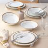 imageNoritake Charlotta Gold 12Piece Dinnerware Set Service for 4
