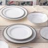 imageNoritake Charlotta Platinum 12Piece Dinnerware Set Service for 4