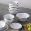 imageNoritake Charlotta Platinum 30Piece Value Set in White
