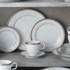imageNoritake Charlotta Platinum 60Piece Value Set Service for 12 in White