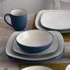 imageNoritake Colorwave Blue 16Piece Set  Square Service for 4 in Blue