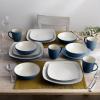 imageNoritake Colorwave Blue 16Piece Set  Square Service for 4 in Blue