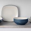 imageNoritake Colorwave Blue 16Piece Set  Square Service for 4 in Blue