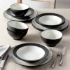 imageNoritake Colorwave Graphite 12Piece Coupe Dinnerware Set Service for 4Graphite