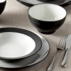 imageNoritake Colorwave Graphite 12Piece Coupe Dinnerware Set Service for 4Graphite
