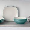 imageNoritake Colorwave Turquoise 16Piece Set  Square Service for 4 in BlueGreenTurquoise