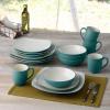 imageNoritake Colorwave Turquoise 16Piece Set  Square Service for 4 in BlueGreenTurquoise
