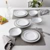 imageNoritake Silver Colonnade 12Piece Dinnerware Set Service for 4