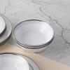 imageNoritake Silver Colonnade 12Piece Dinnerware Set Service for 4