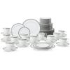 imageNoritake Charlotta Platinum 60Piece Value Set Service for 12 in White