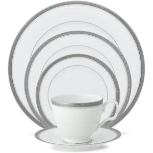 imageNoritake Charlotta Platinum 5Piece Place Setting Service for 1