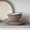 imageNoritake Colorwave Clay 16Piece Set  Curve Service for 4 in Clay