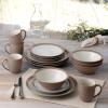 imageNoritake Colorwave Clay 16Piece Set  Curve Service for 4 in Clay