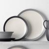 imageNoritake Colorwave Slate 16Piece Set  Curve Slate  Graphite in BlackGraphiteGrey
