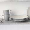 imageNoritake Colorwave Slate 16Piece Set  Square Service for 4 in GreySlate
